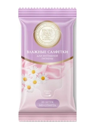 Салфетки влажные Фьери дея для интимной гигиены № 20