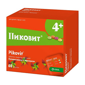 Пиковит табл. п.о. № 60