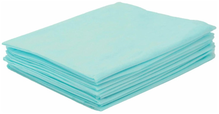 Простыня хирургическая н/стер. 200*70 см пл.25 г/м.кв. голубая №10