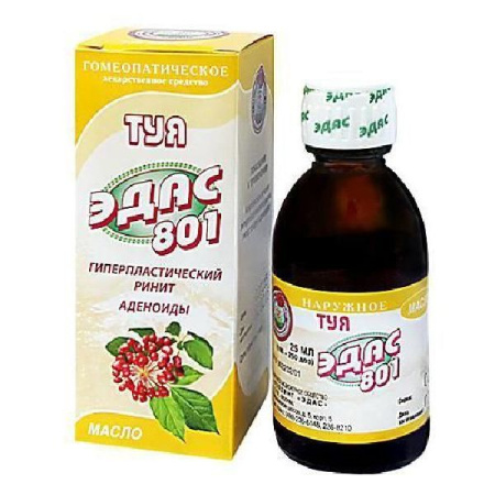 Туя Эдас-801 масло для наруж. прим. 25 мл