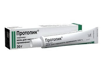 Протопик мазь для нар. прим. 0.03%  30 г Протопик мазь для нар. прим. 0.03%  30 г
