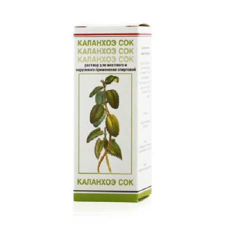 Каланхоэ сок р-р для местн. и нар. прим. спирт. 20 мл