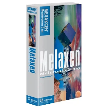Мелаксен табл. п.п.о. 3 мг № 24