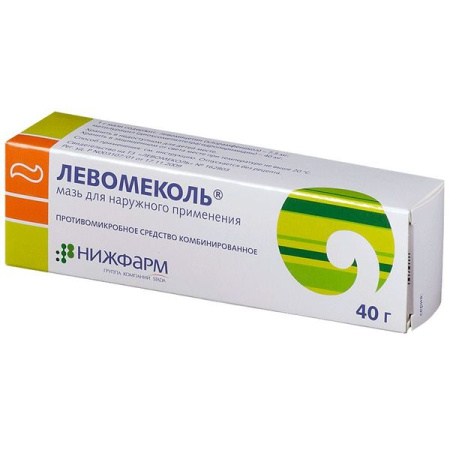 Левомеколь мазь для нар. прим. 40 мг/г+7.5 мг/г 40 г