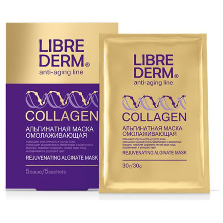 Либридерм Маска альгинатная коллаген омолаживающая саше 30 г № 1