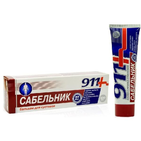 911 Гель-бальзам для тела Сабельник 100 мл