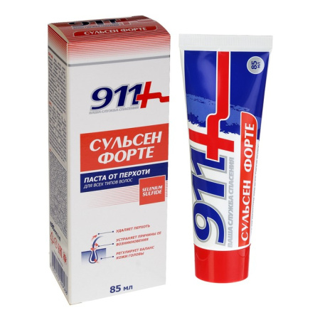 911 Паста Сульсен Форте от перхоти 85 мл