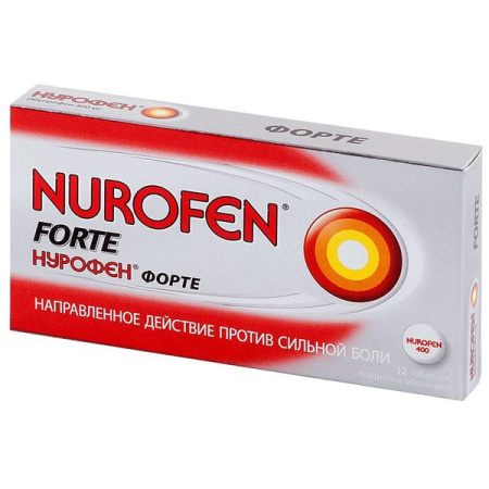 Нурофен форте табл. п.о. 400 мг № 12