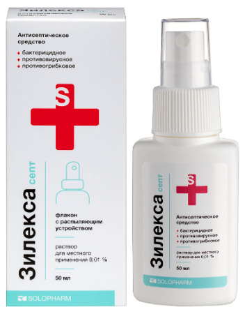 Зилекса септ р-р для местн. прим. 0.01%  50 мл