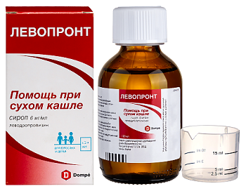 Левопронт сироп 6 мг/мл 120 мл