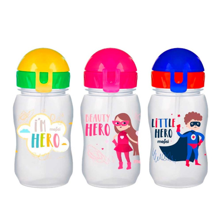 Поильник Мепси с трубочкой 270 мл 9+ 0215