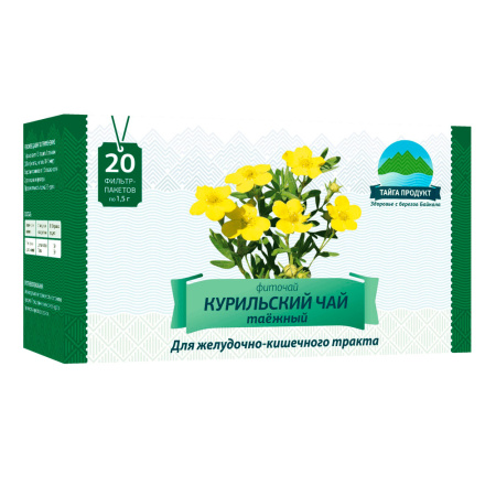 Фиточай Курильский чай таежный ф/п 2.0 г № 20 БАД