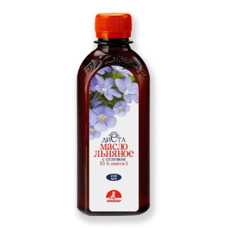 Масло льняное с селеном 250 мл БАД