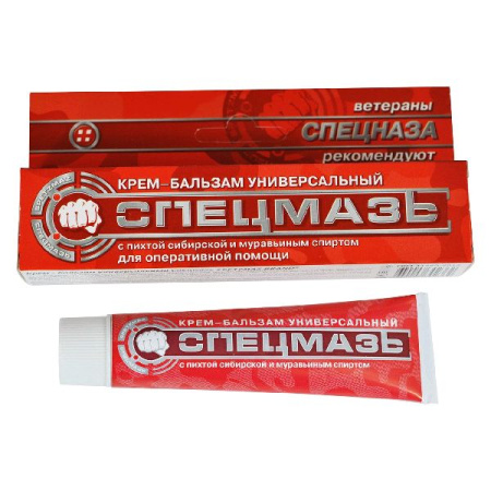 Крем-бальзам Спецмазь универсальный с пихтой сибирской и муравьиным спиртом 44 мл