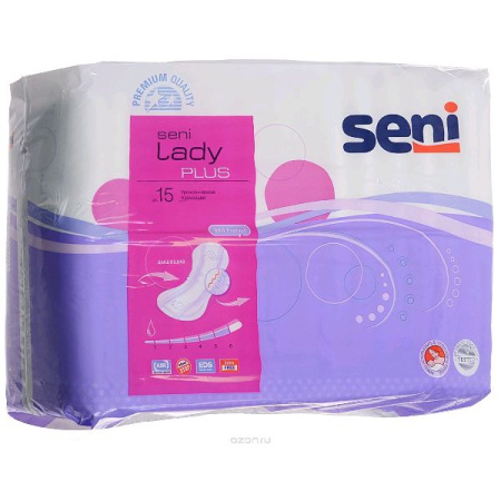 Прокладки урологические женские Сени леди плюс № 15