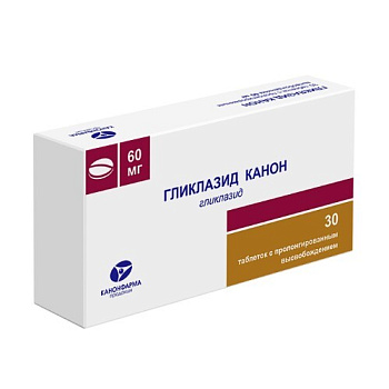 Гликлазид Канон табл. с пролонг. высвоб. 60 мг № 30