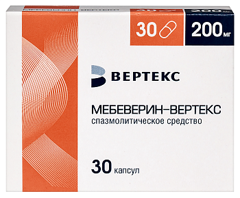 Мебеверин Вертекс капс. с пролонг. высвоб. 200 мг № 30