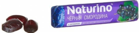 Натурино пастилки с вит. и натур. соком 33.6 г черная смородина БАД