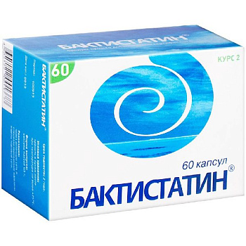 Бактистатин капс. 0.5 г № 60 БАД