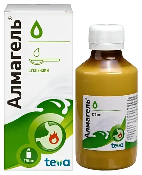Алмагель сусп. для приема внутрь 170 мл