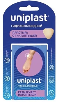 Пластырь Юнипласт гидроколлоидный от натоптышей 42х45 мм № 6