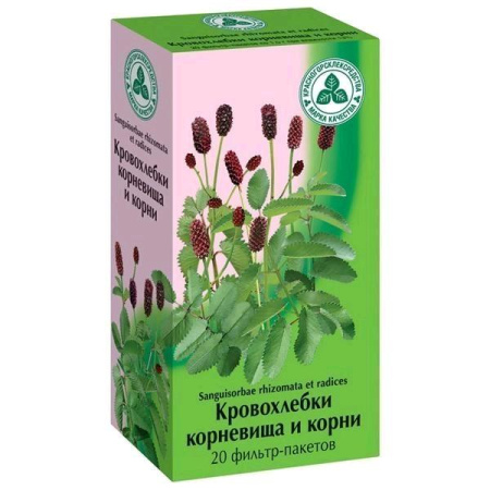 Кровохлебка корневища и корни ф/п 1.5 г № 20