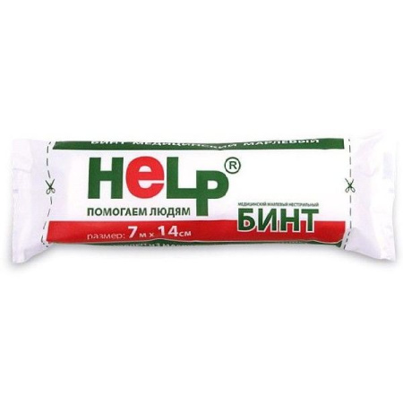 Бинт мед. н/стер. 7 х 14 ХЕЛП в инд. уп.