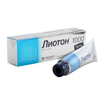 Лиотон 1000 гель для нар. прим. 1000 МЕ/г 100 г Лиотон 1000 гель для нар. прим. 1000 МЕ/г 100 г