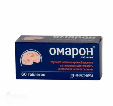 Омарон табл. 400 мг + 25 мг № 60