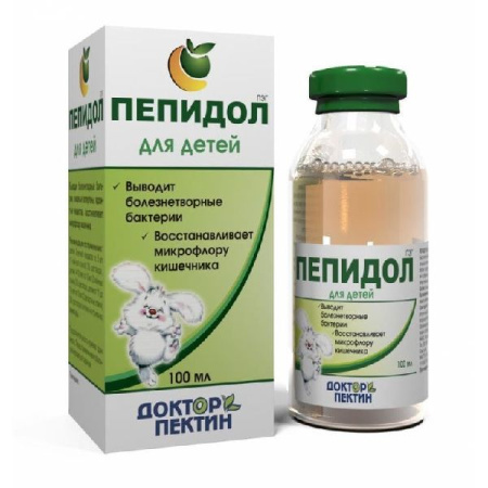 Пепидол р-р для приема внутрь для детей ПЭГ 3 % 100 мл  БАД