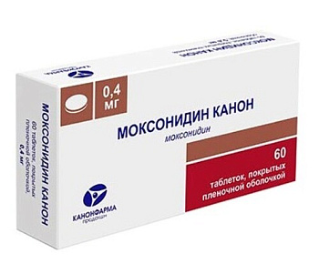 Моксонидин Канон табл. п.п.о. 0.4 мг № 60