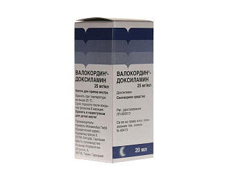 Валокордин-Доксиламин капли для приема внутрь 25 мг/мл 20 мл фл.- кап.
