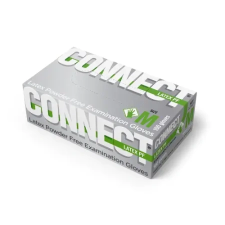 Перчатки смотровые нестер. латекс Connect неопудр. текстур. р. M 100 шт (50 пар)