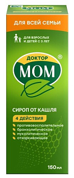 Доктор Мом сироп 150 мл Доктор Мом сироп 150 мл