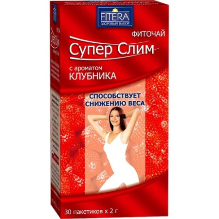 Фиточай Супер слим ф/п 2.0 № 30 клубника БАД