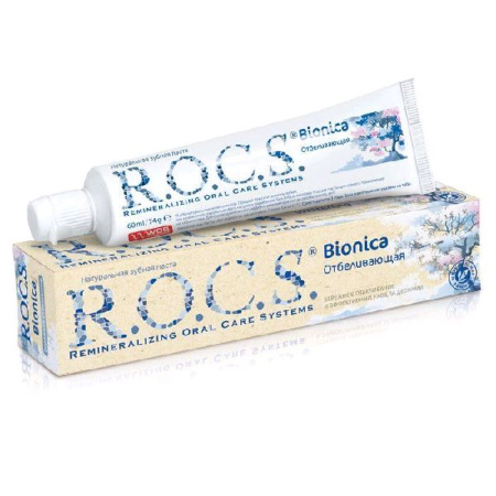 Зубная паста Рокс бионика отбеливающая 74 г