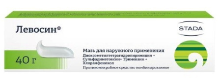 Левосин мазь для нар. прим. 40 г Левосин мазь для нар. прим. 40 г