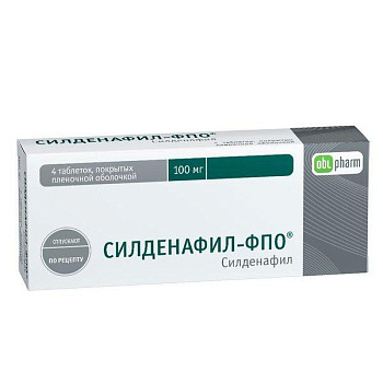 Силденафил-ФПО табл. п.п.о. 100 мг № 4