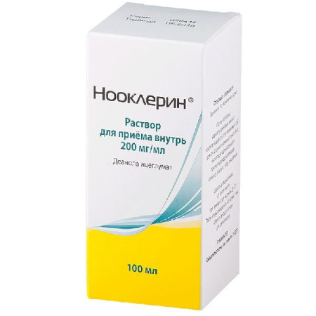 Нооклерин р-р для приема внутрь 200 мг/мл 100 мл