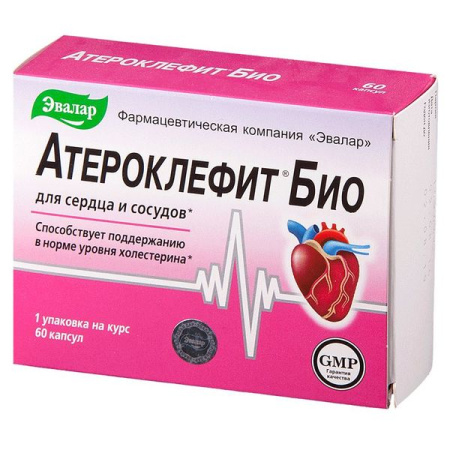 Атероклефит Био капс. 250 мг № 60 БАД