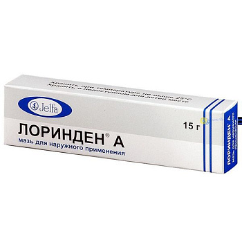 Лоринден A мазь для нар. прим. 15 г Лоринден A мазь для нар. прим. 15 г
