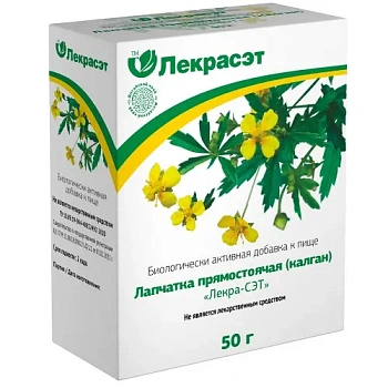 Лапчатка прямостоячая (калган) Лекра-Сэт 50г БАД
