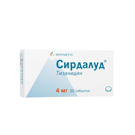 Сирдалуд табл. 4 мг № 30