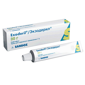Экзодерил крем для нар. прим. 1 % 30 г