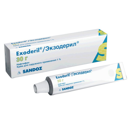 Экзодерил крем для нар. прим. 1 % 30 г