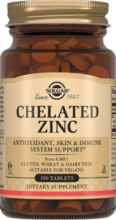 Солгар Хелат цинка табл. 630 мг № 100 БАД