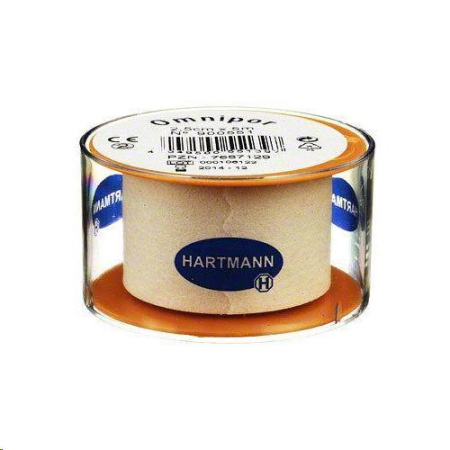 Пластырь 5 мх 2.5 см Омнипор гипоаллерг. фиксирующий  нетканый н/стер белый