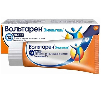 Вольтарен Эмульгель гель для нар. прим. 2% 30 г Вольтарен Эмульгель гель для нар. прим. 2% 30 г