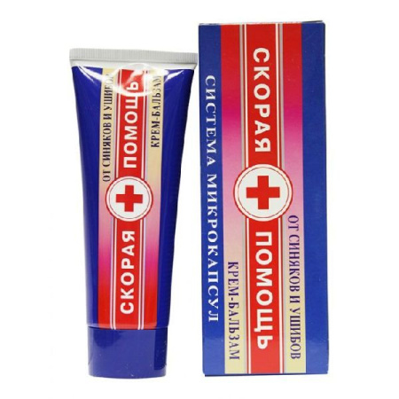 Скорая помощь Крем-бальзам от ушибов и синяков 75 мл