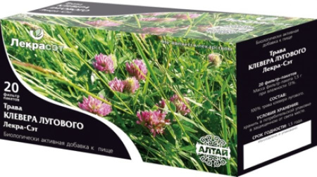 Клевера лугового трава Лекра-Сэт ф/п 1.5 г № 20 БАД